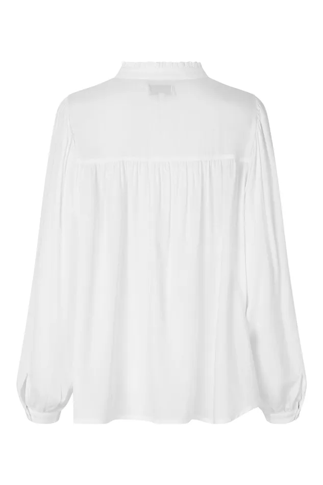 Women Lollys Laundry Shirts CaraLL Shirt LS White