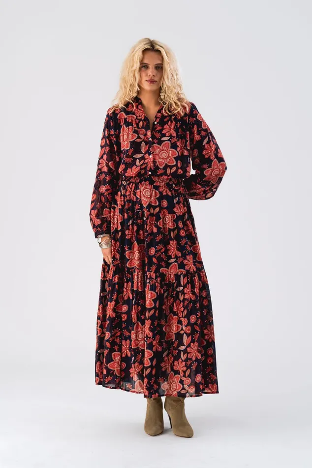 Women Lollys Laundry Shirts ElifLL Shirt LS Graphic Print