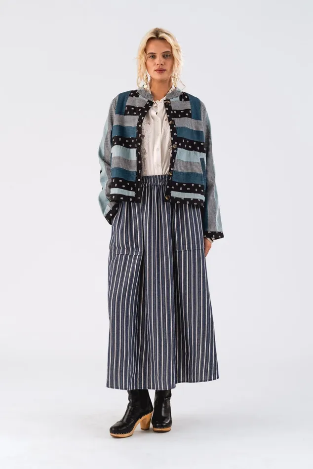 Women Lollys Laundry Skirts AkaneLL Maxi Skirt Stripe