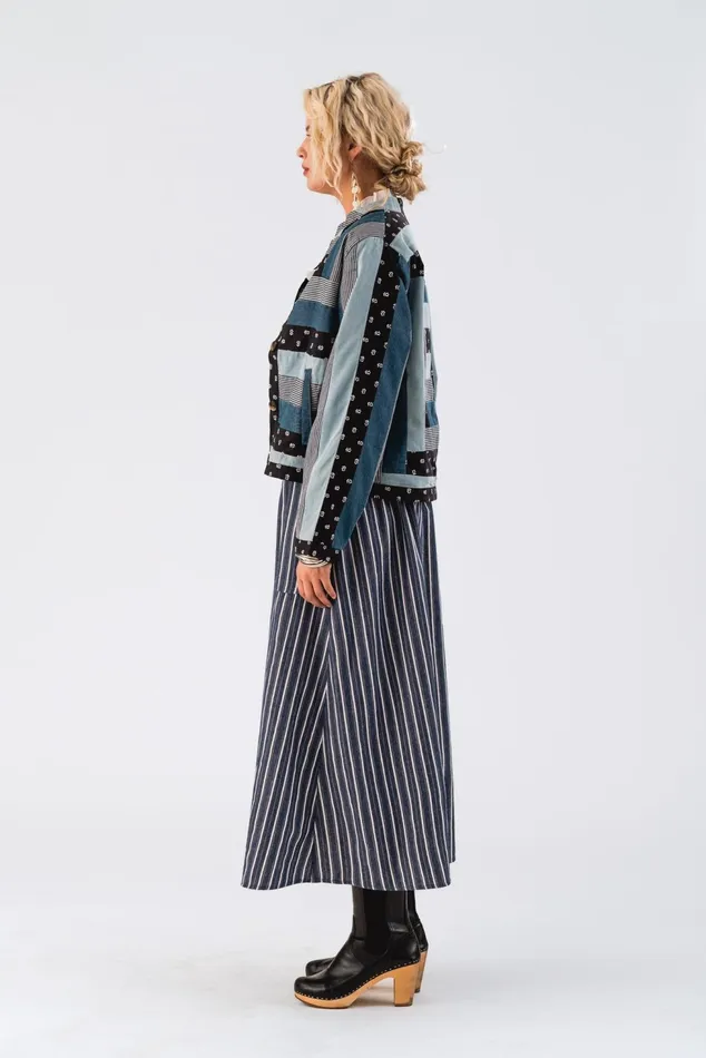 Women Lollys Laundry Skirts AkaneLL Maxi Skirt Stripe