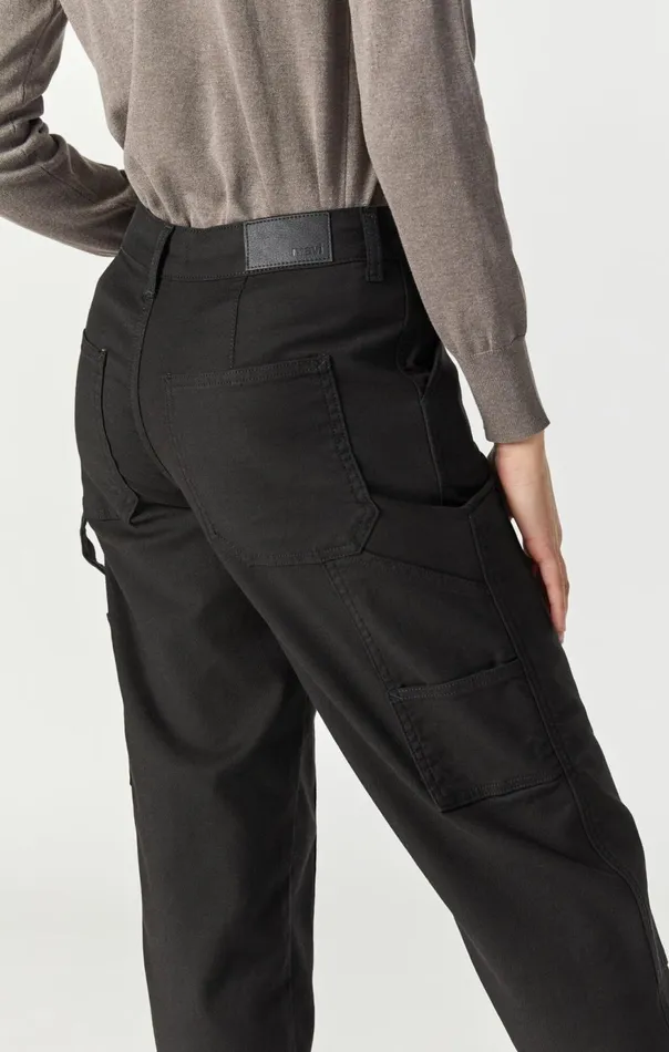 Women Luisa Straight Leg In Black Luxe Twill Mavi Jeans Pants Women Luisa Straight Leg In Black Luxe Twill Mavi Jeans Pants