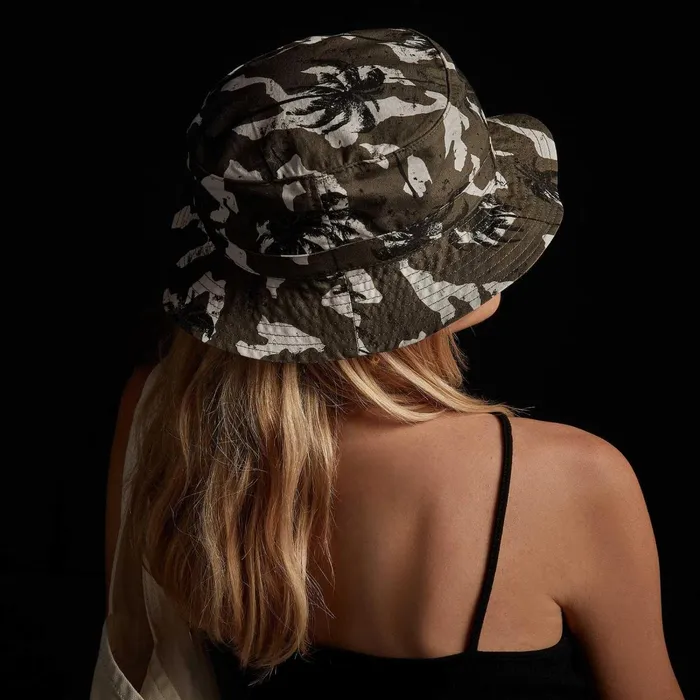 WomenMen Hats James Perse Camo Palm Print Bucket Hat Jungle