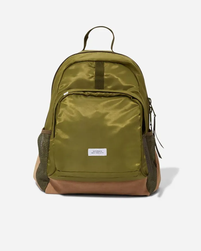 WomenMen Saturdays NYC Bags Jackson Backpack Armygreen