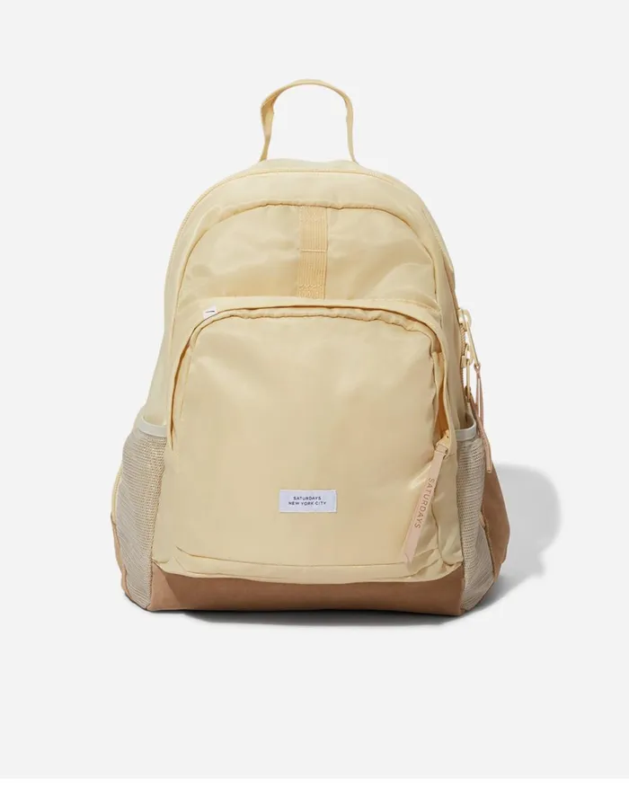 WomenMen Saturdays NYC Bags Jackson Backpack Sandstone