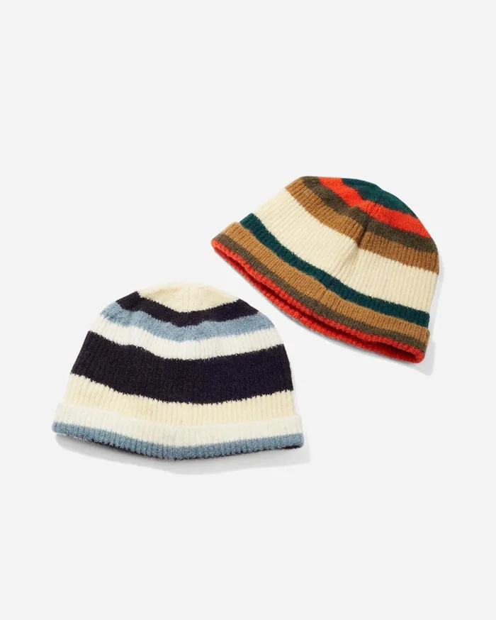 WomenMen Saturdays NYC Hats Mohair Stripe Beanie Botanical WomenMen Saturdays NYC Hats Mohair Stripe Beanie Botanical