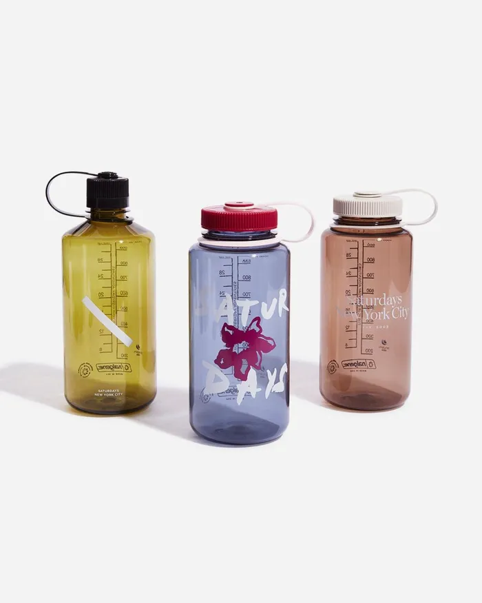 WomenMen Saturdays NYC Water Bottles Nalgene Wide Mouth 32 Oz Smokegrey WomenMen Saturdays NYC Water Bottles Nalgene Wide Mouth 32 Oz Smokegrey