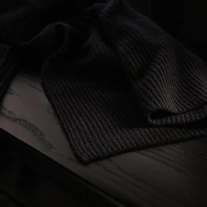WomenMen Scarves James Perse Thermal Cashmere Scarf Black