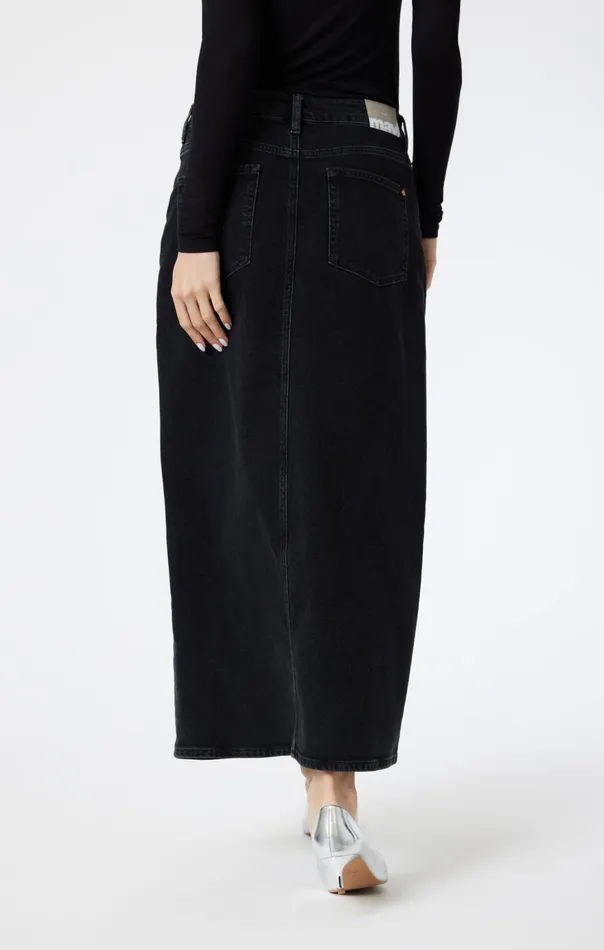 Women Milena Denim Skirt In Dark Smoke Denim Mavi Jeans Dresses and Skirts Women Milena Denim Skirt In Dark Smoke Denim Mavi Jeans Dresses and Skirts