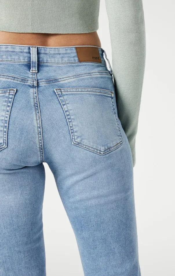 Women Molly Bootcut In Light Feather Blue Mavi Jeans Denim Women Molly Bootcut In Light Feather Blue Mavi Jeans Denim