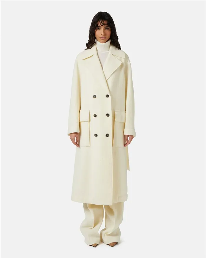 Women OUTERWEAR Iceberg Doublebreasted Coat In Boucl Cloth