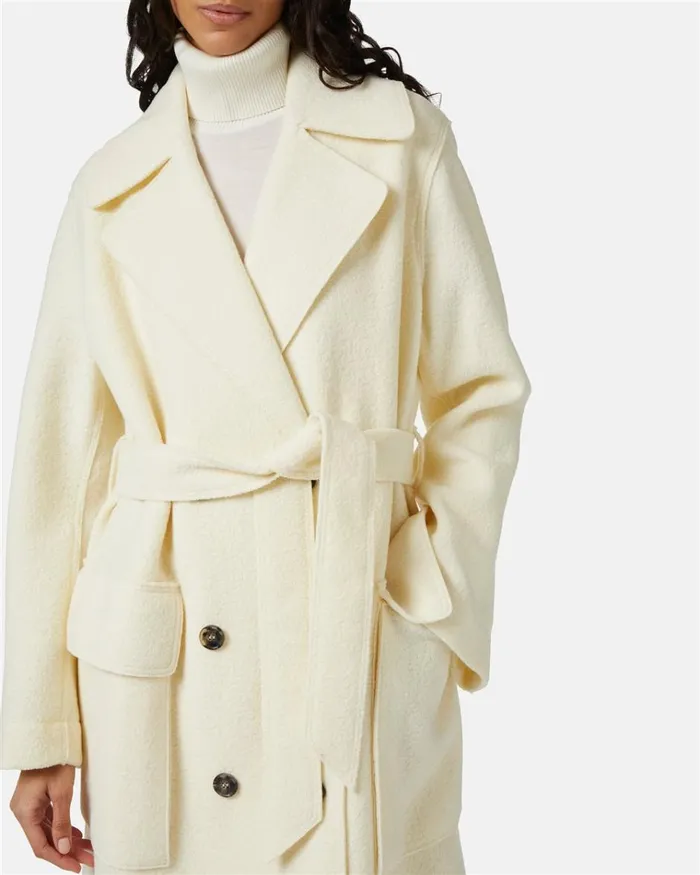 Women OUTERWEAR Iceberg Doublebreasted Coat In Boucl Cloth