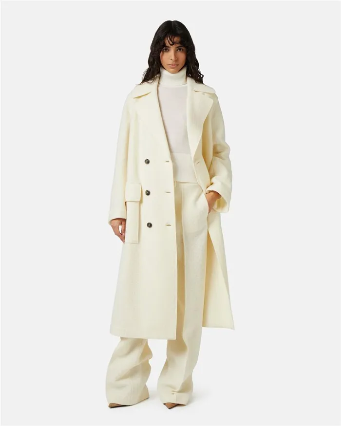 Women OUTERWEAR Iceberg Doublebreasted Coat In Boucl Cloth