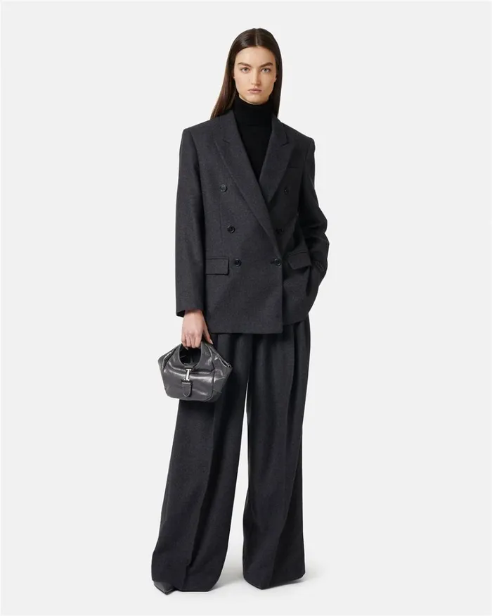 Women OUTERWEAR Iceberg Double Jacket In Melange Flannel Women OUTERWEAR Iceberg Double Jacket In Melange Flannel