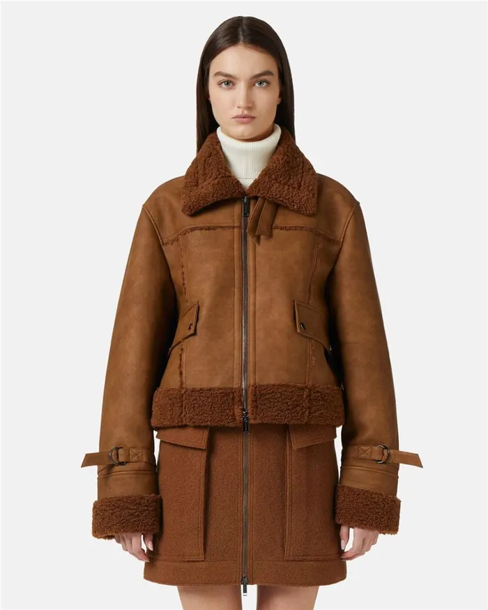 Women OUTERWEAR Iceberg Eco Shearling Jacket