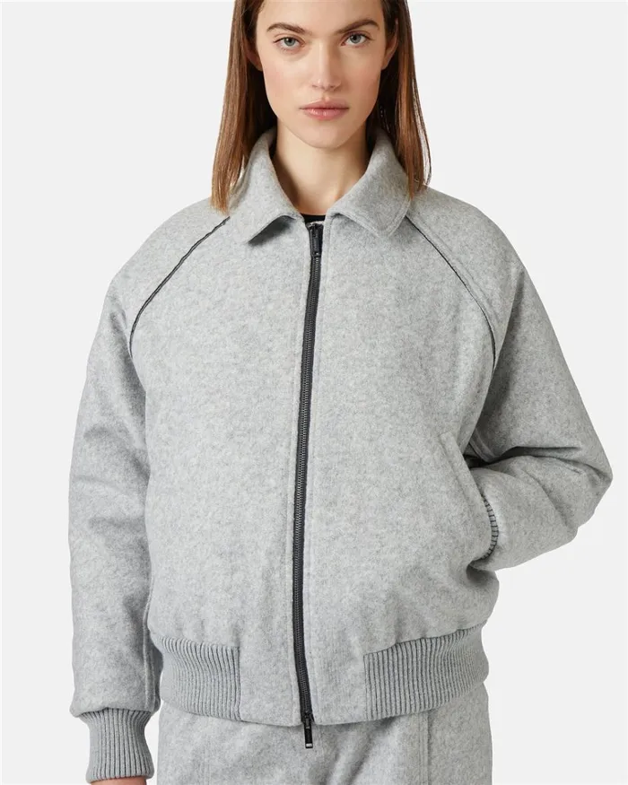 Women OUTERWEAR Iceberg Jacket With Hood In Double Technical Cloth Women OUTERWEAR Iceberg Jacket With Hood In Double Technical Cloth