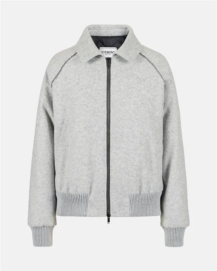 Women OUTERWEAR Iceberg Jacket With Hood In Double Technical Cloth Women OUTERWEAR Iceberg Jacket With Hood In Double Technical Cloth