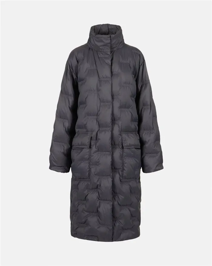Women OUTERWEAR Iceberg Long Down Jacket With Real Down Hood Women OUTERWEAR Iceberg Long Down Jacket With Real Down Hood