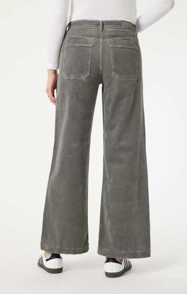 Women Paloma Marine Wide Leg In Steel Cord Mavi Jeans Pants Women Paloma Marine Wide Leg In Steel Cord Mavi Jeans Pants