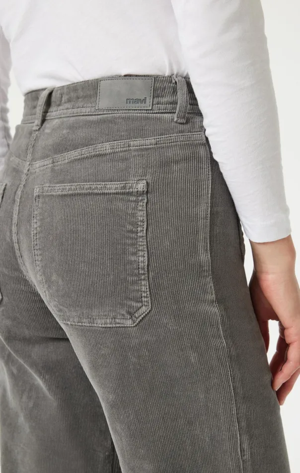 Women Paloma Marine Wide Leg In Steel Cord Mavi Jeans Pants Women Paloma Marine Wide Leg In Steel Cord Mavi Jeans Pants