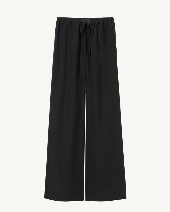 Women Pants and Shorts Nili Lotan ADRIEL PANT Black