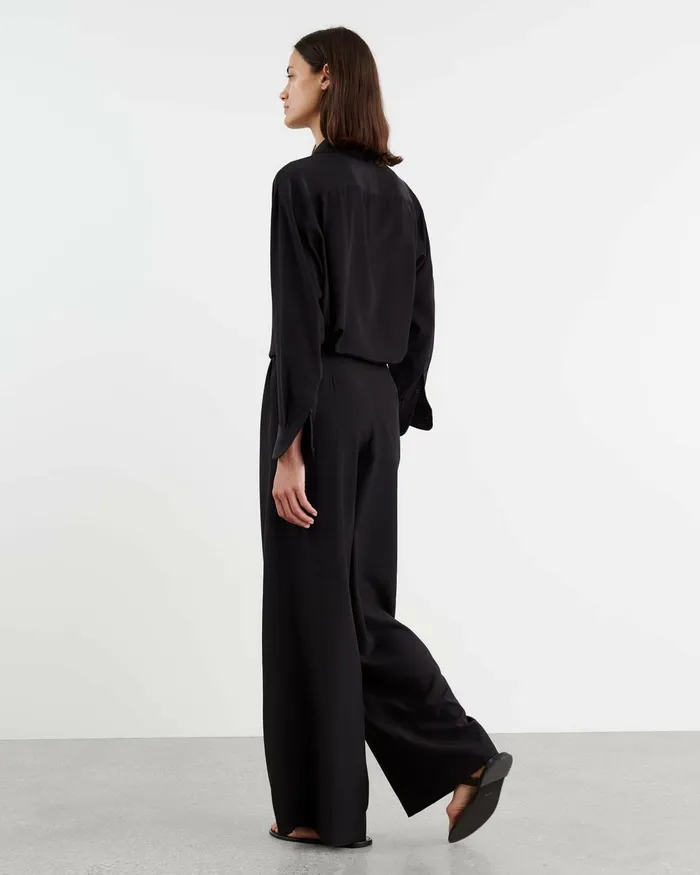 Women Pants and Shorts Nili Lotan ADRIEL PANT Black