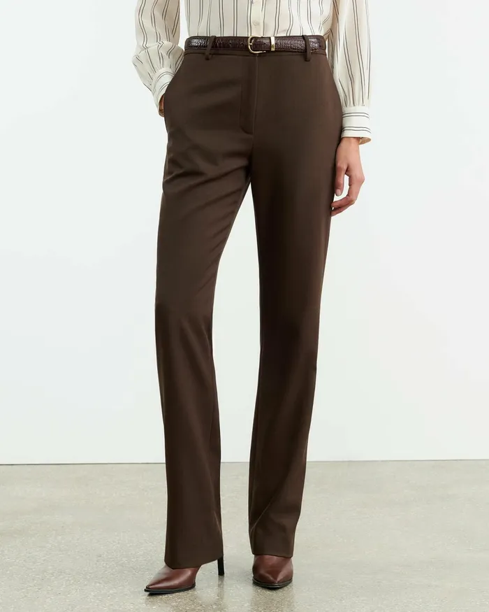 Women Pants and Shorts Nili Lotan ANATOLE PANT Brown