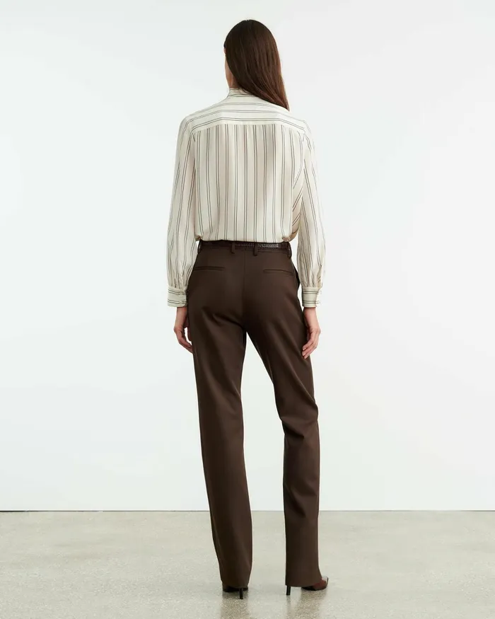 Women Pants and Shorts Nili Lotan ANATOLE PANT Brown