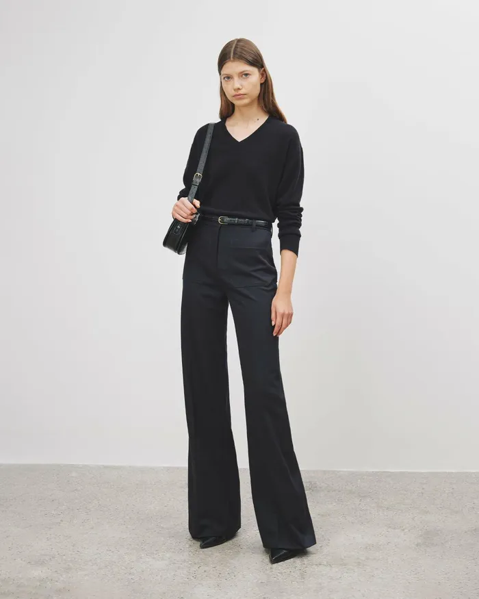 Women Pants and Shorts Nili Lotan CHRISTOPHE PANT Brown