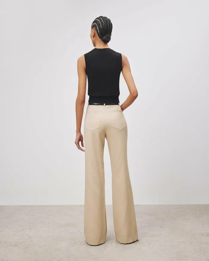 Women Pants and Shorts Nili Lotan CHRISTOPHE PANT Brown