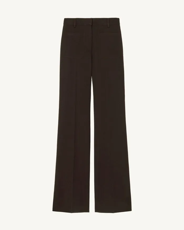 Women Pants and Shorts Nili Lotan CHRISTOPHE PANT Brown
