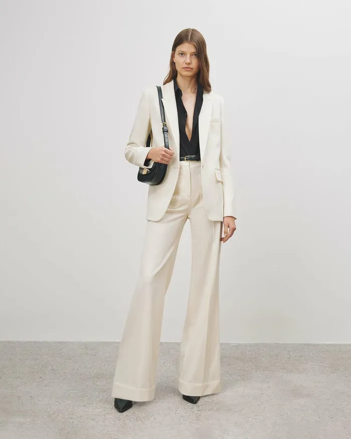 Women Pants and Shorts Nili Lotan CHRISTOPHE PANT Brown