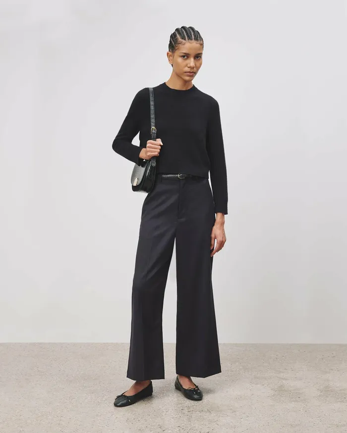 Women Pants and Shorts Nili Lotan EMERALD PANT Black