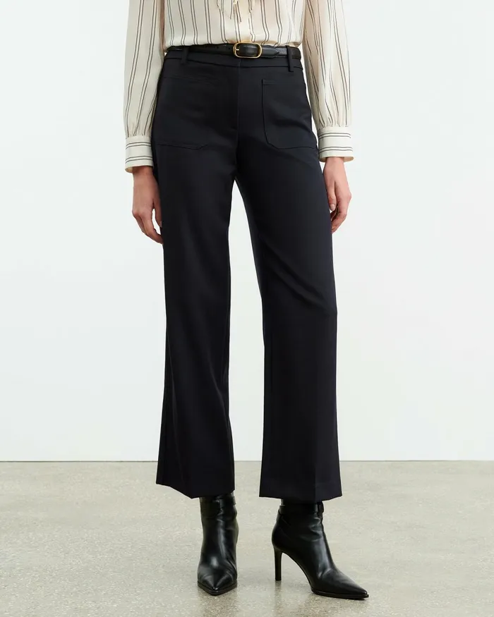 Women Pants and Shorts Nili Lotan ENYA PANT Midnight