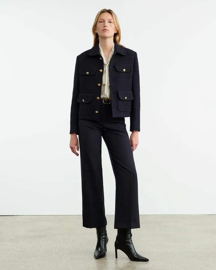 Women Pants and Shorts Nili Lotan ENYA PANT Midnight
