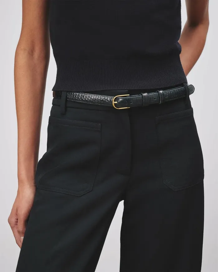 Women Pants and Shorts Nili Lotan ENYA PANT Midnight