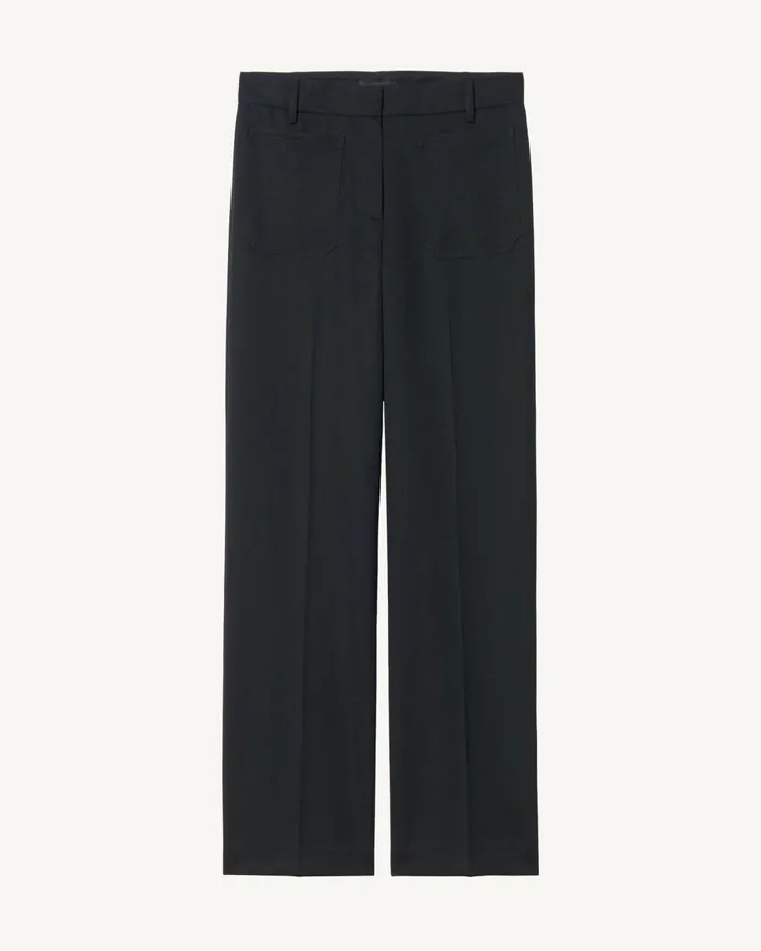 Women Pants and Shorts Nili Lotan ENYA PANT Midnight