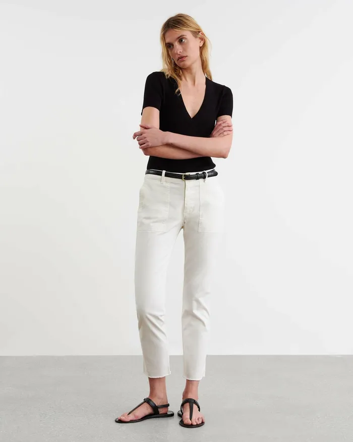 Women Pants and Shorts Nili Lotan JENNA PANT Stone