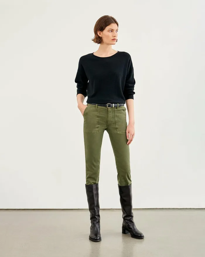 Women Pants and Shorts Nili Lotan JENNA PANT Stone