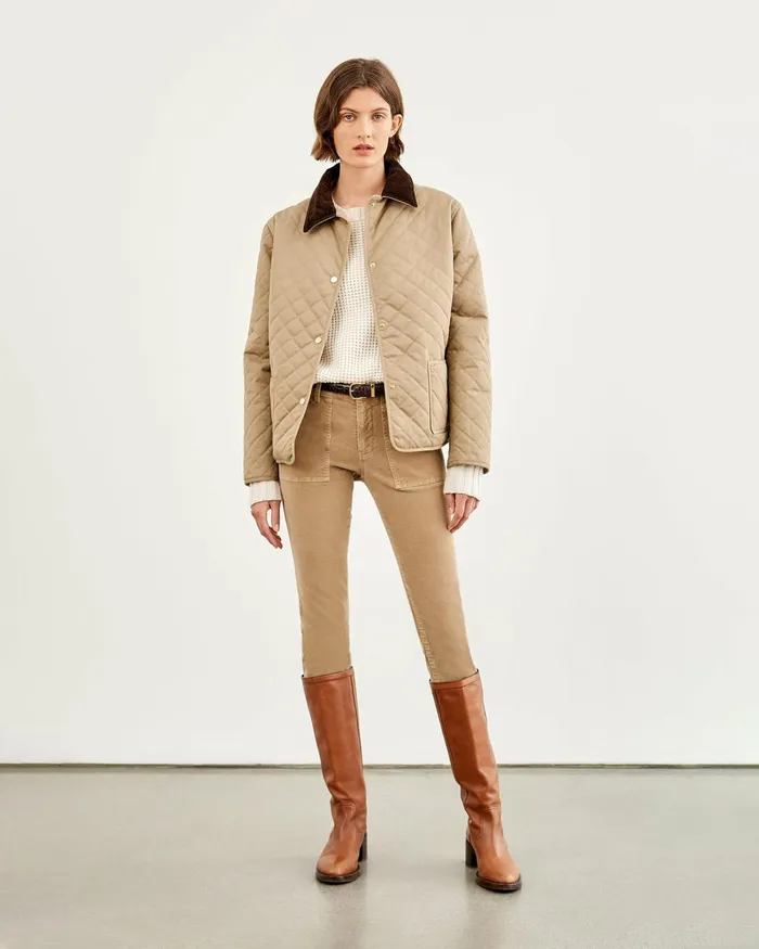 Women Pants and Shorts Nili Lotan JENNA PANT Stone