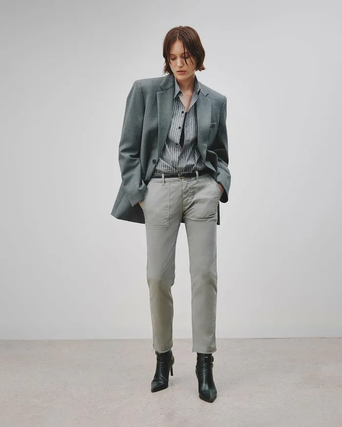 Women Pants and Shorts Nili Lotan JENNA PANT Stone