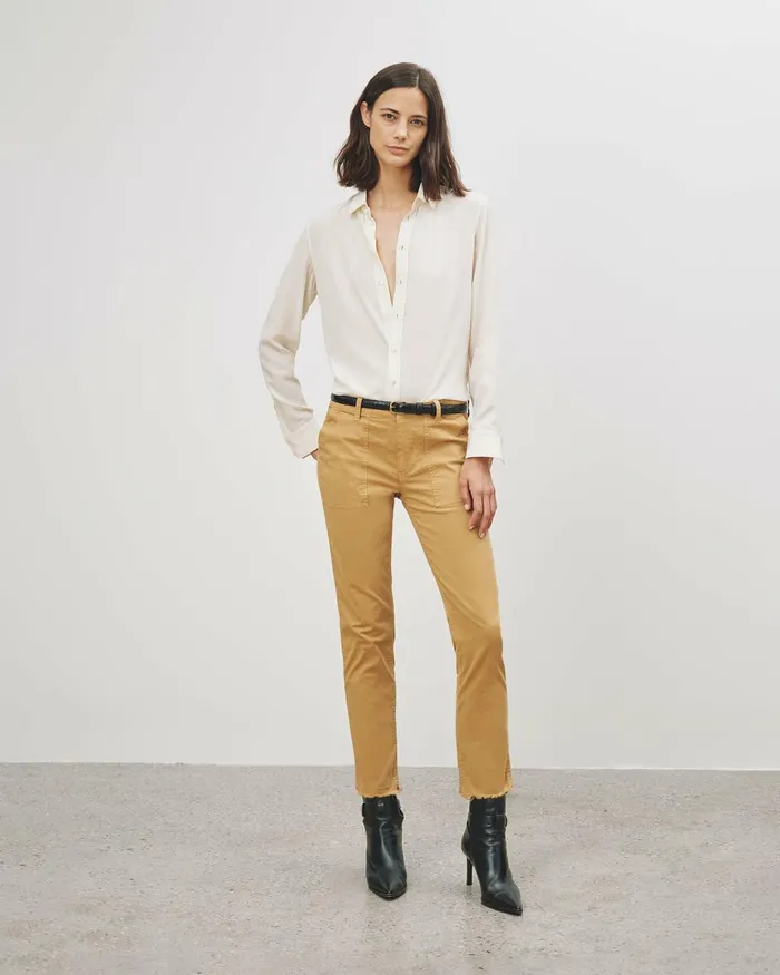 Women Pants and Shorts Nili Lotan JENNA PANT Stone