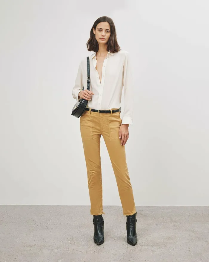Women Pants and Shorts Nili Lotan JENNA PANT Stone