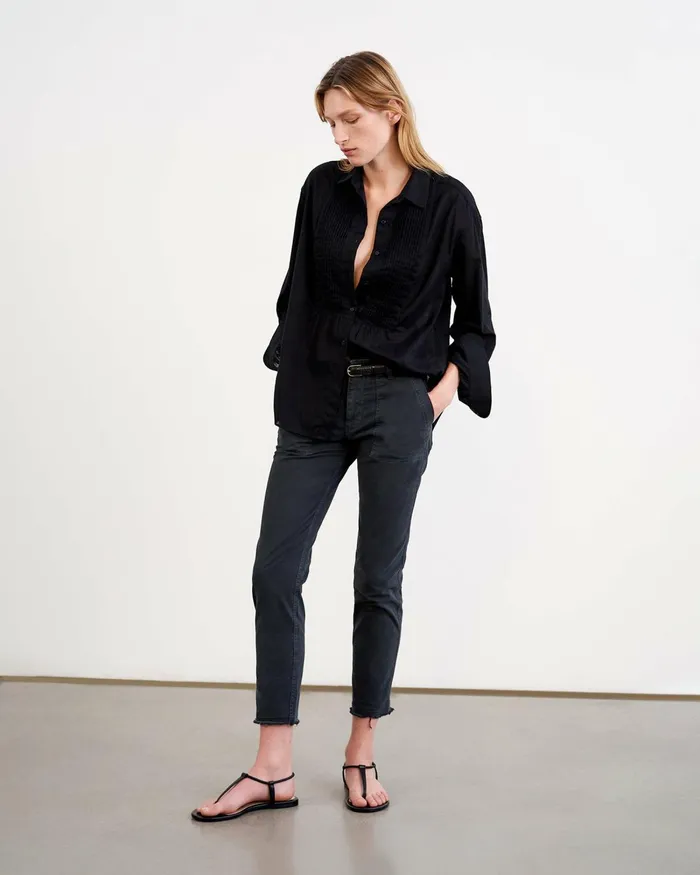 Women Pants and Shorts Nili Lotan JENNA PANT Stone