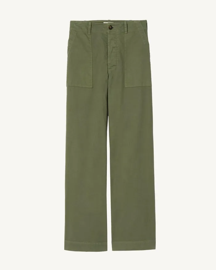 Women Pants and Shorts Nili Lotan LEON BOY PANT Carbon