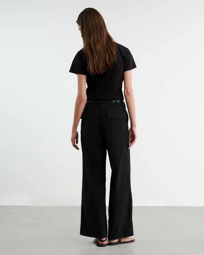 Women Pants and Shorts Nili Lotan LEON BOY PANT Carbon