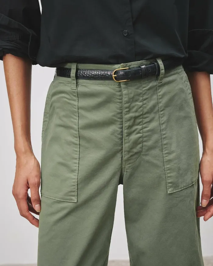 Women Pants and Shorts Nili Lotan LEON BOY PANT Carbon