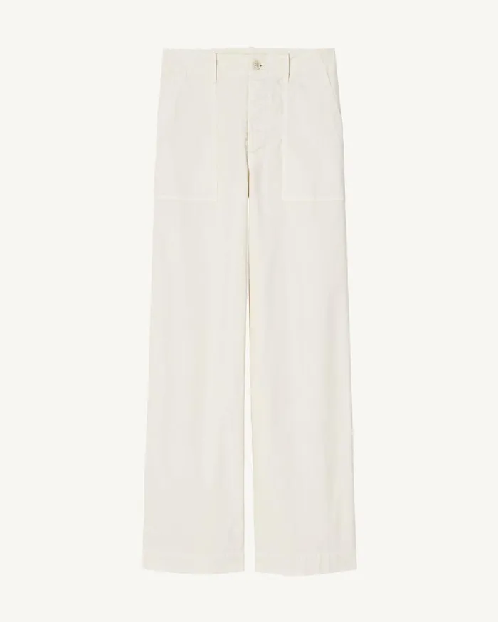 Women Pants and Shorts Nili Lotan LEON BOY PANT Carbon