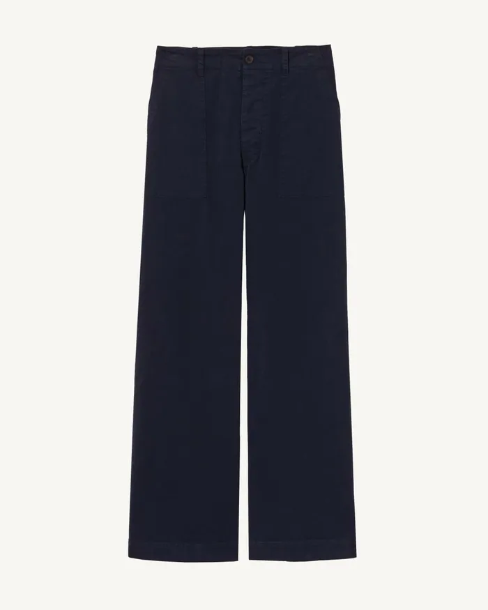 Women Pants and Shorts Nili Lotan LEON BOY PANT Carbon