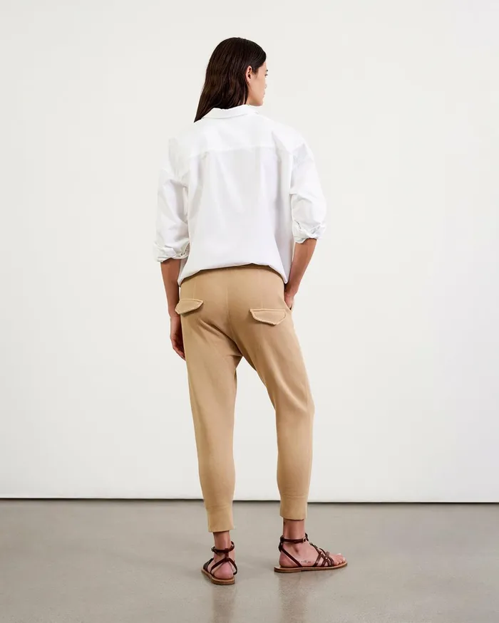 Women Pants and Shorts Nili Lotan NOLAN PANT Cocoa
