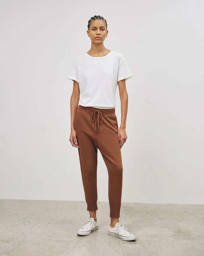 Women Pants and Shorts Nili Lotan NOLAN PANT Cocoa